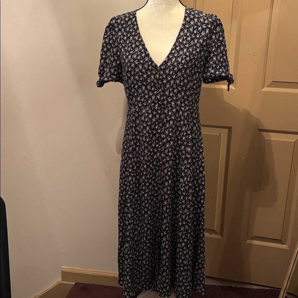 Sézane Blue Midi Length Dress (Fr 40)
